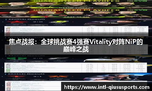 焦点战报：全球挑战赛4强赛Vitality对阵NiP的巅峰之战