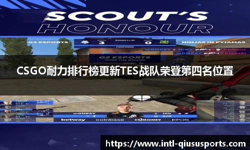 CSGO耐力排行榜更新TES战队荣登第四名位置